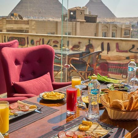 King Pyramids View Hotel Kafret el-Gabal Exterior foto