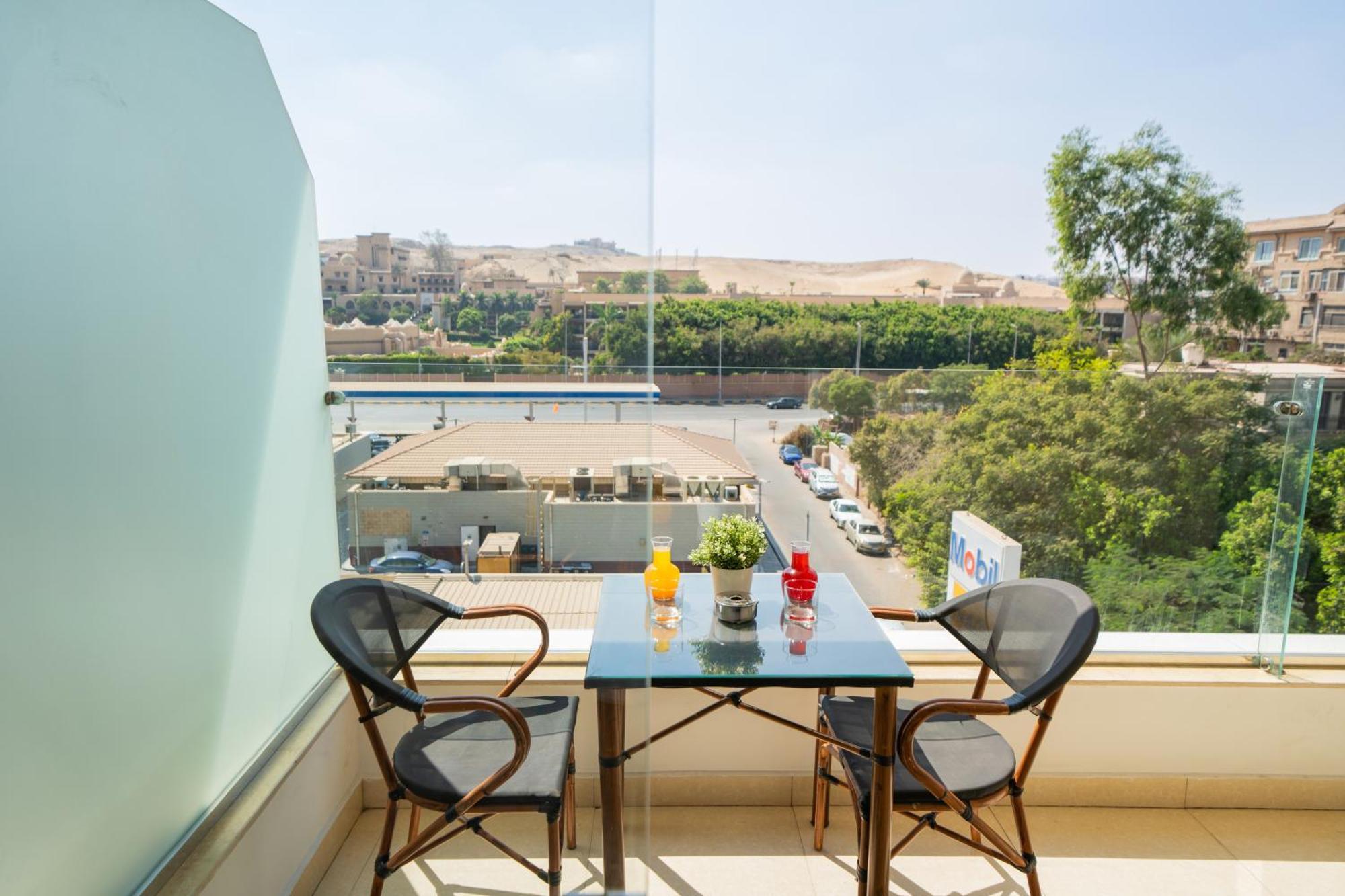 King Pyramids View Hotel Kafret el-Gabal Exterior foto